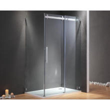 Tempered glass aluminum frame EAGO Shower enclosure with tray